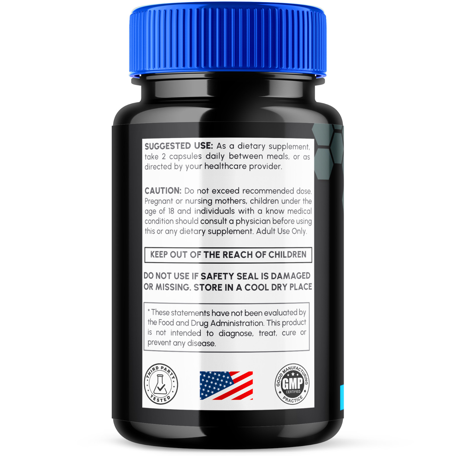 Max Extend Male Health Support Pills to Boost Vitality Virility Vigor 1 Pack