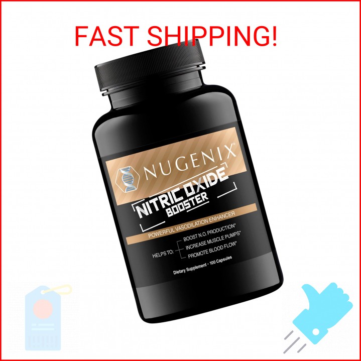 Nugenix Nitric Oxide Booster Supplement – Nitric Oxide Flow, L-Arginine, L-Citru