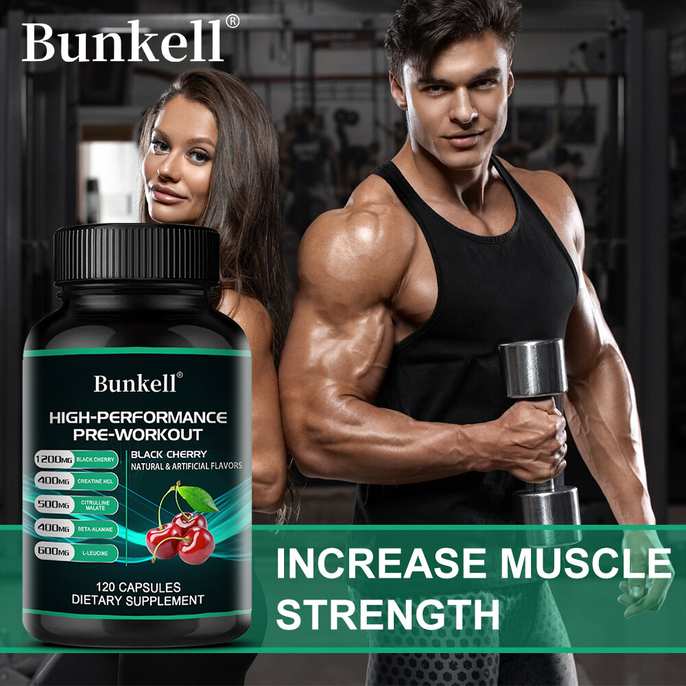 HIGH-PERFORMANCE PRE-WORKOUT BLACK CHERRY extract Capsules-muscle energy build