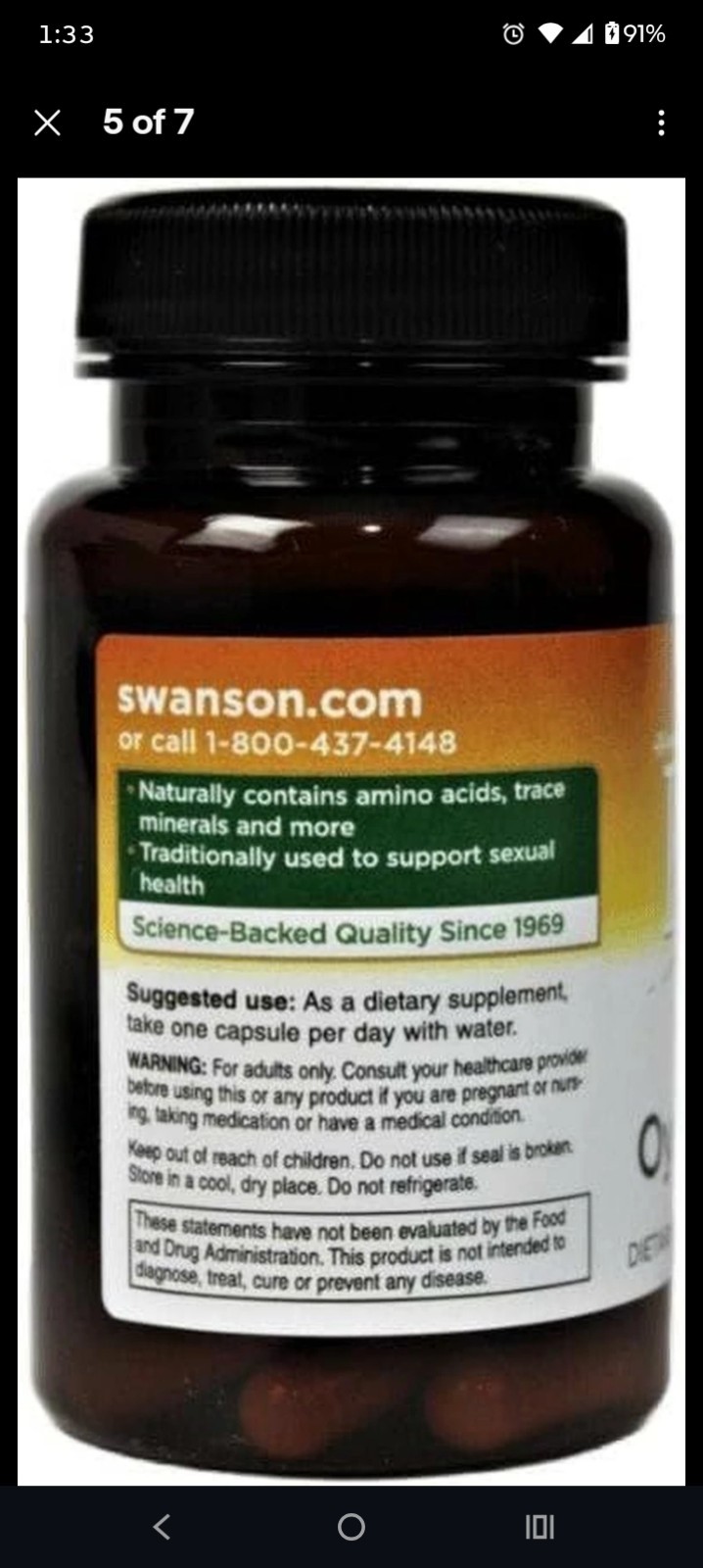 Japanese Oyster Extract 1 Bottle Inflammation+ Joint Health Vigor