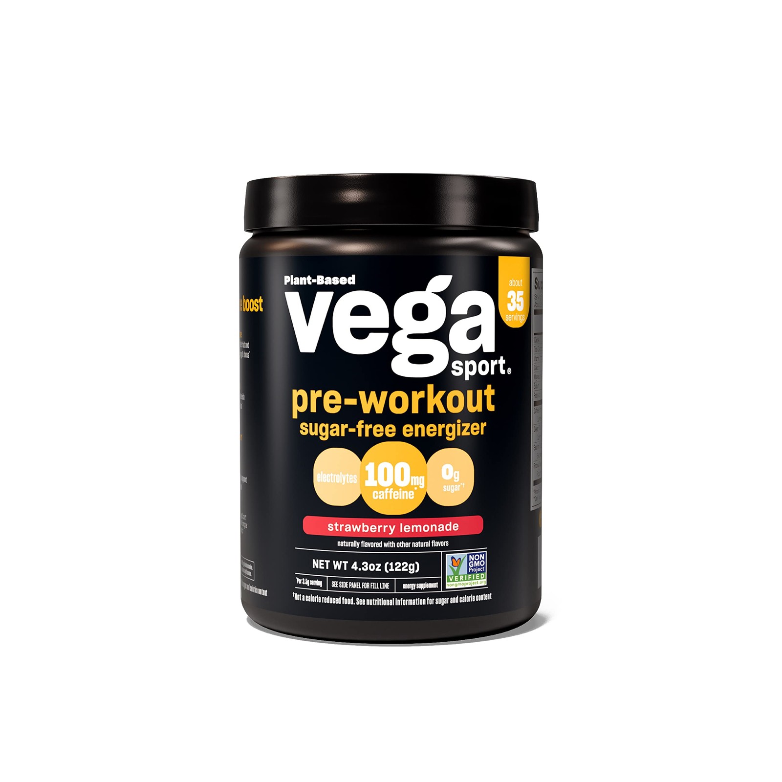 Vega Sport Sugar Free 35 Servings (Pack of 1), Strawberry Lemonade