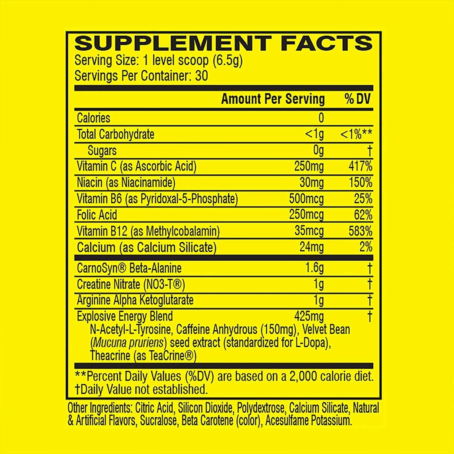 Cellucor C4, JUICY CANDY BURST – Pre-Workout, 30 Servings