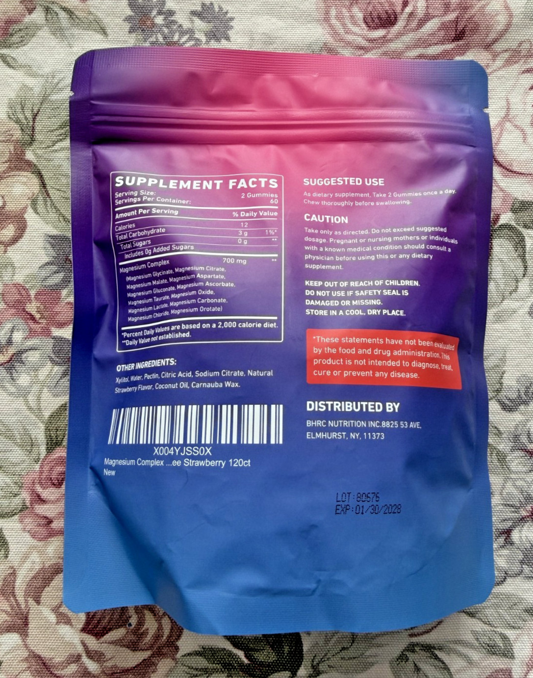 Magnesium Complex 12 in 1 Magnesium Gummies ~ 700mg ~ Glycinate, Citrate & More