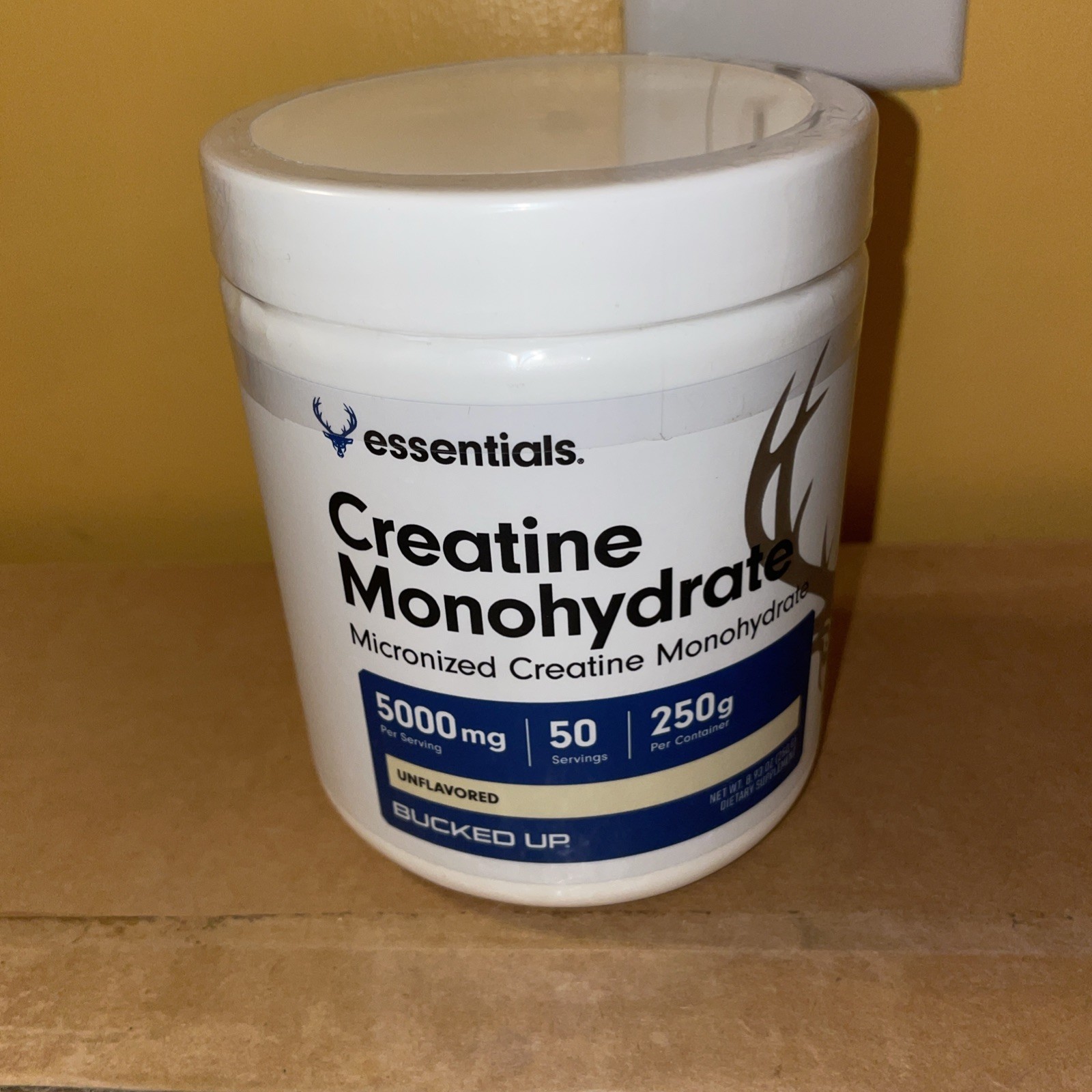 Bucked Up Creatine Monohydrate Micronized Powder Essential 04/26+- Size: 8.82 oz