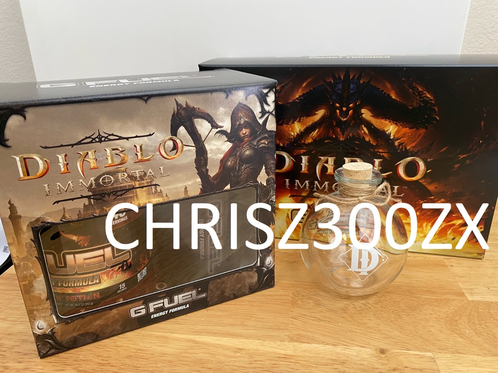 GFUEL Diablo Immortal Legendary Collector’s Box Demon Hunter Vial Shaker G Fuel