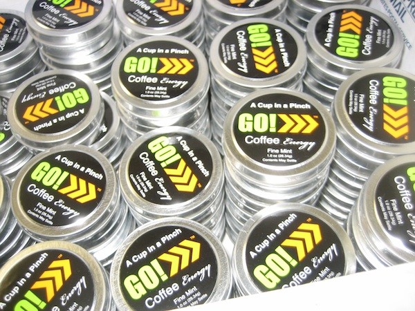 GO! Coarse Original 4 Tins Coffee Energy- Burn Fat- Coffee Chew- Coffee You Eat