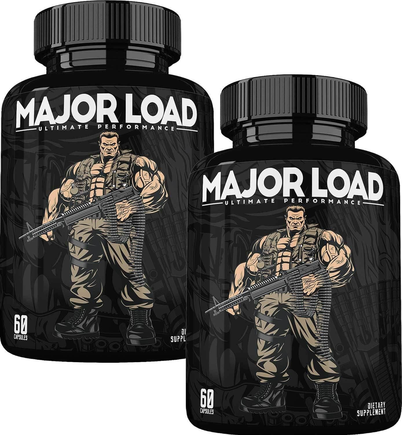 Major Load Testosterone Booster for Men – Testosterone Supplement with Horny …