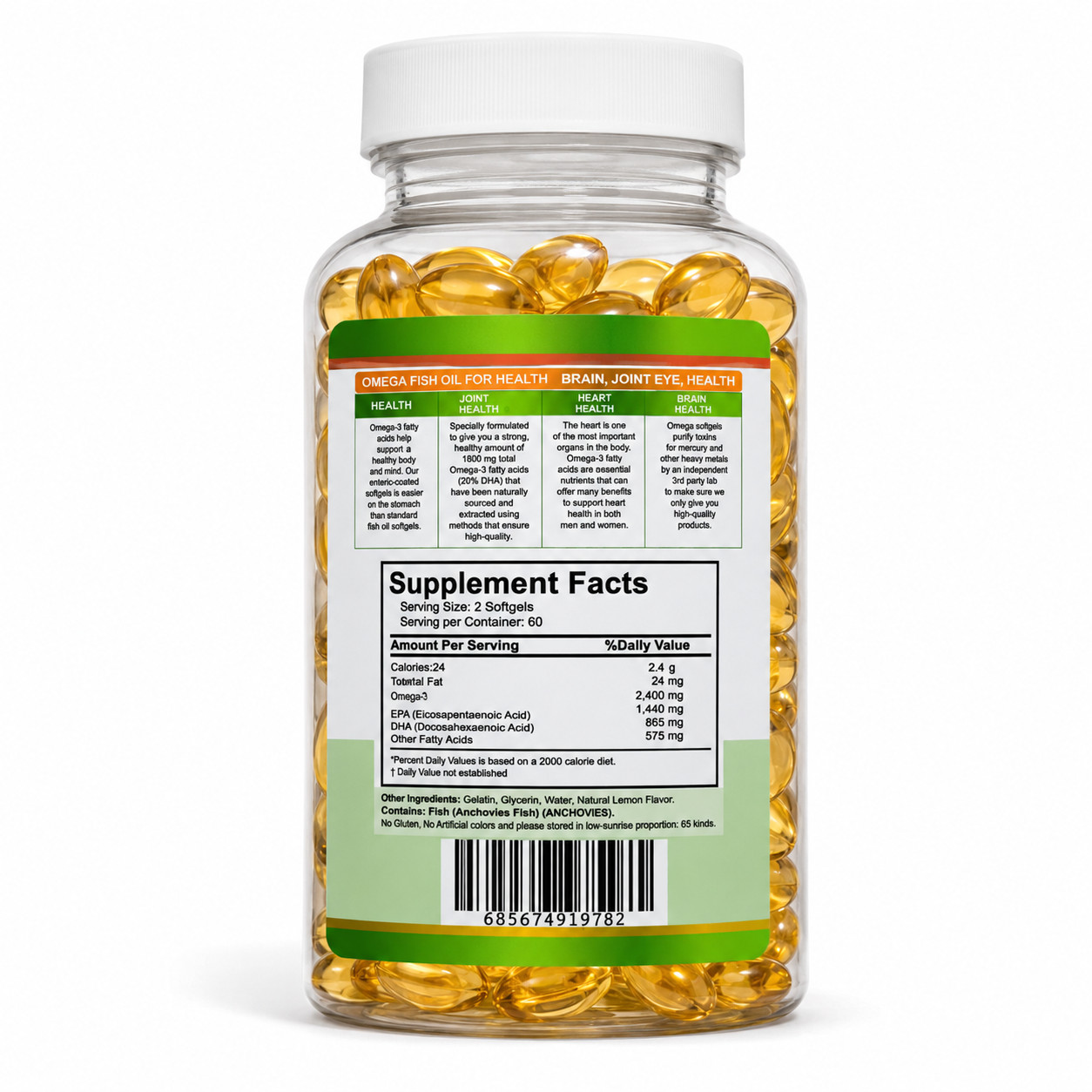 OMEGA 3 FISH OIL 1.000 MG ALFA 100 CAPSULES Omega3