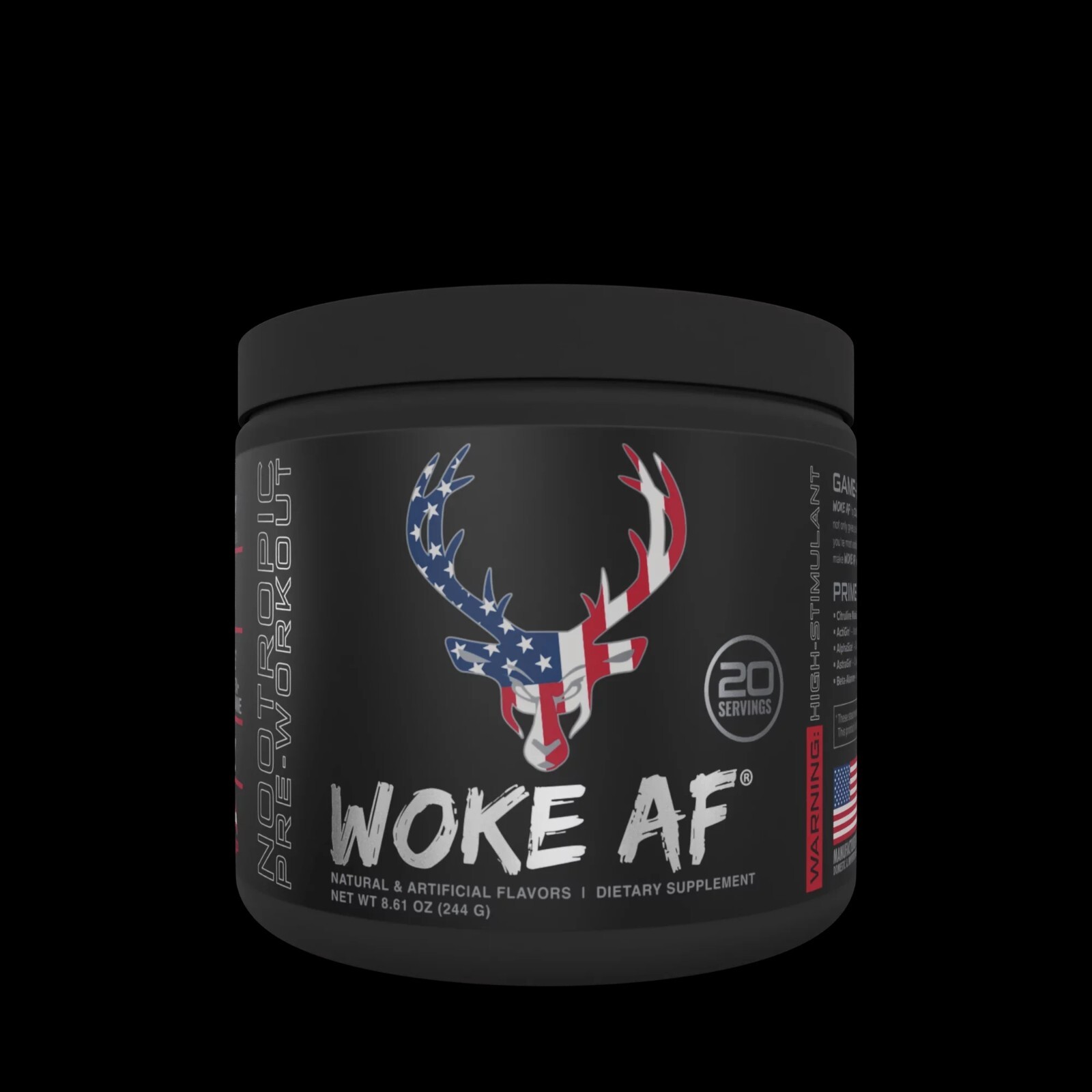 Bucked Up Woke AF ‘MERICA ROCKET POP Pre-Workout Powder – 8.6oz