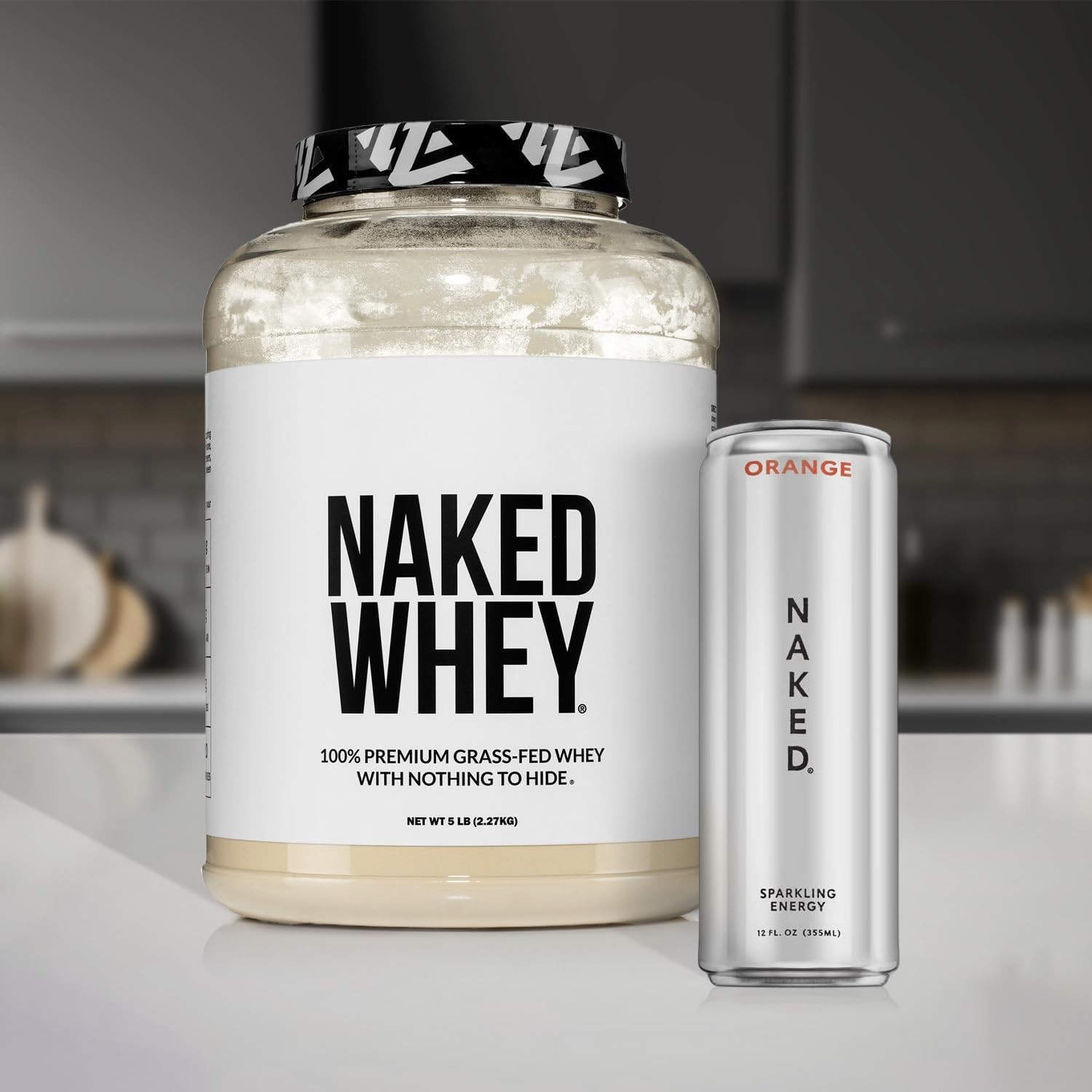 NAKED Chocolate Whey 1LB – All Natural Grass Fed 1 Pound (Pack of 1)