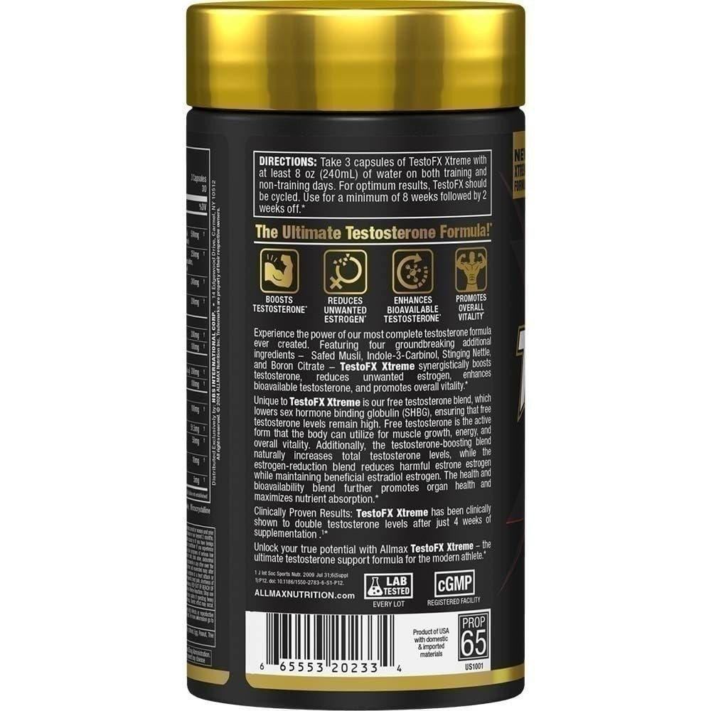ALLMAX TESTO-FX, Testosterone Booster, 90 Capsules