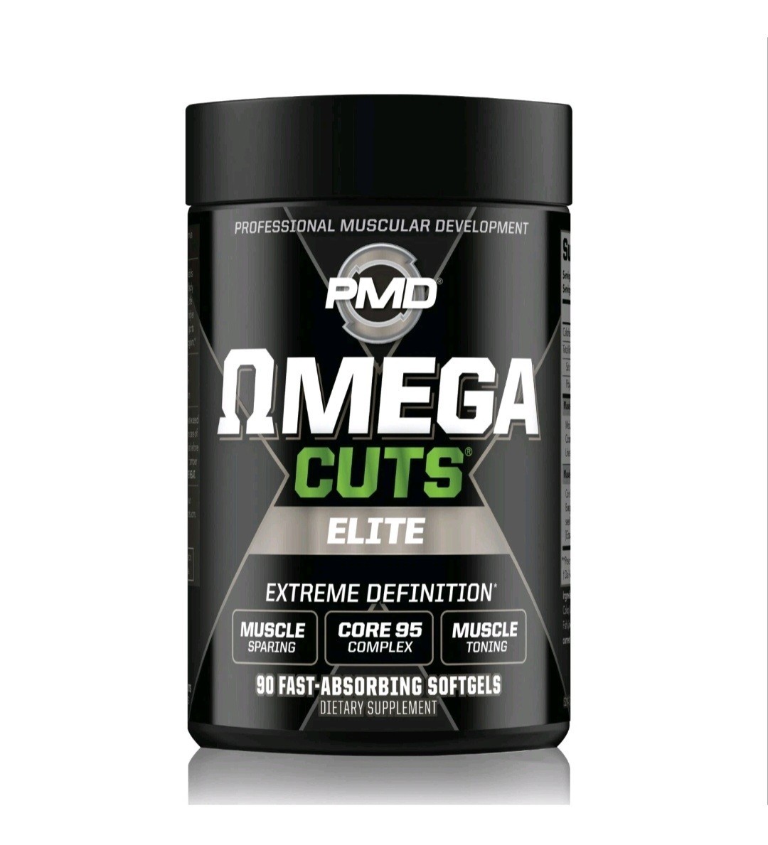 Omega Cuts Elite- Omega Fatty Acids & CLA for Muscle & Definition – 90 Softgels