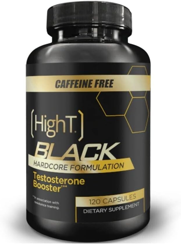 HighT High T Black Caffeine Free Hardcore Formula Nitric Oxide 120 Capsules NEW