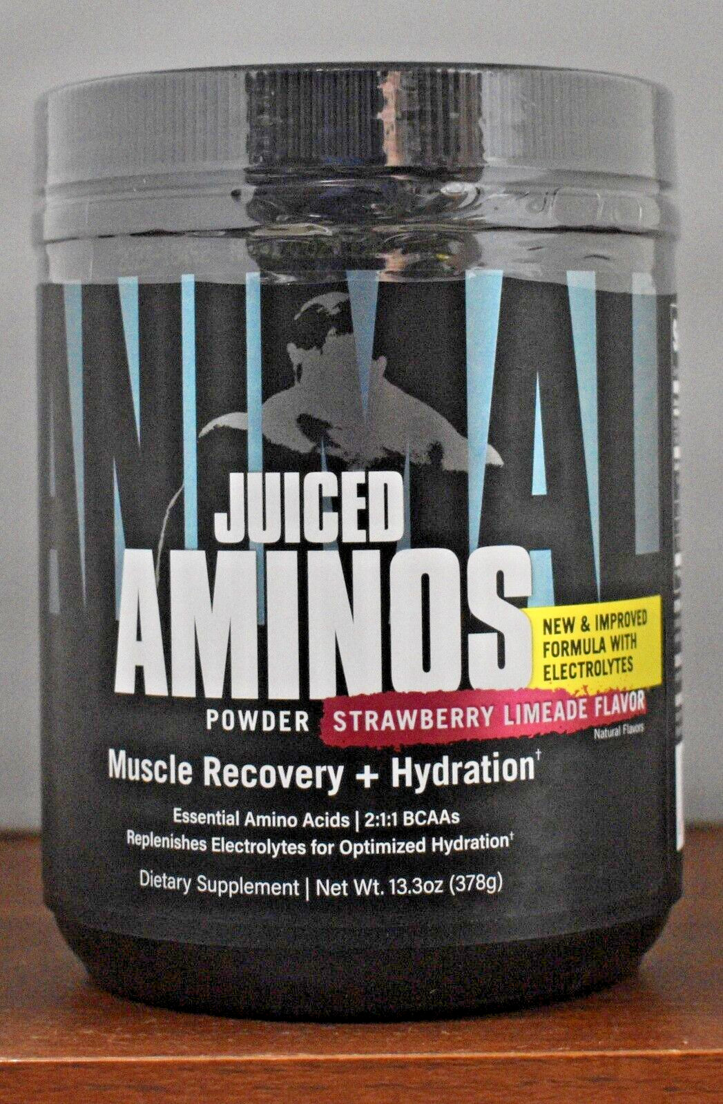 Universal Nutrition Animal Juiced Aminos Strawberry Limeade 13.3oz Hydration