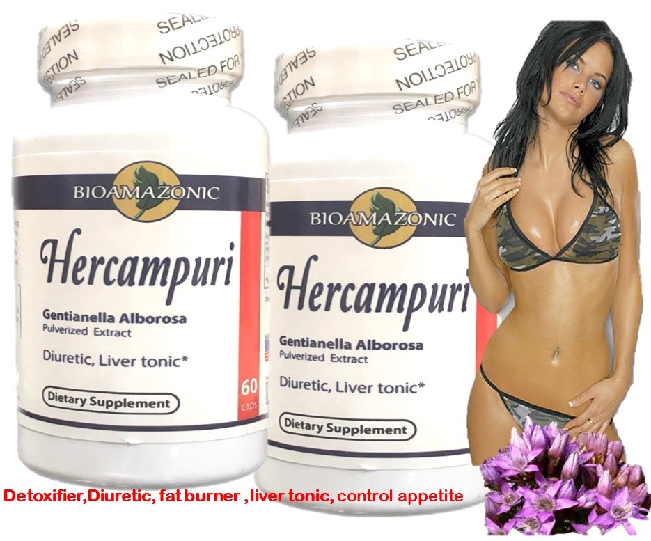Hercampuri Supplement 900mg x 120 GLUTEN Capsules – Natural capsules for Weight