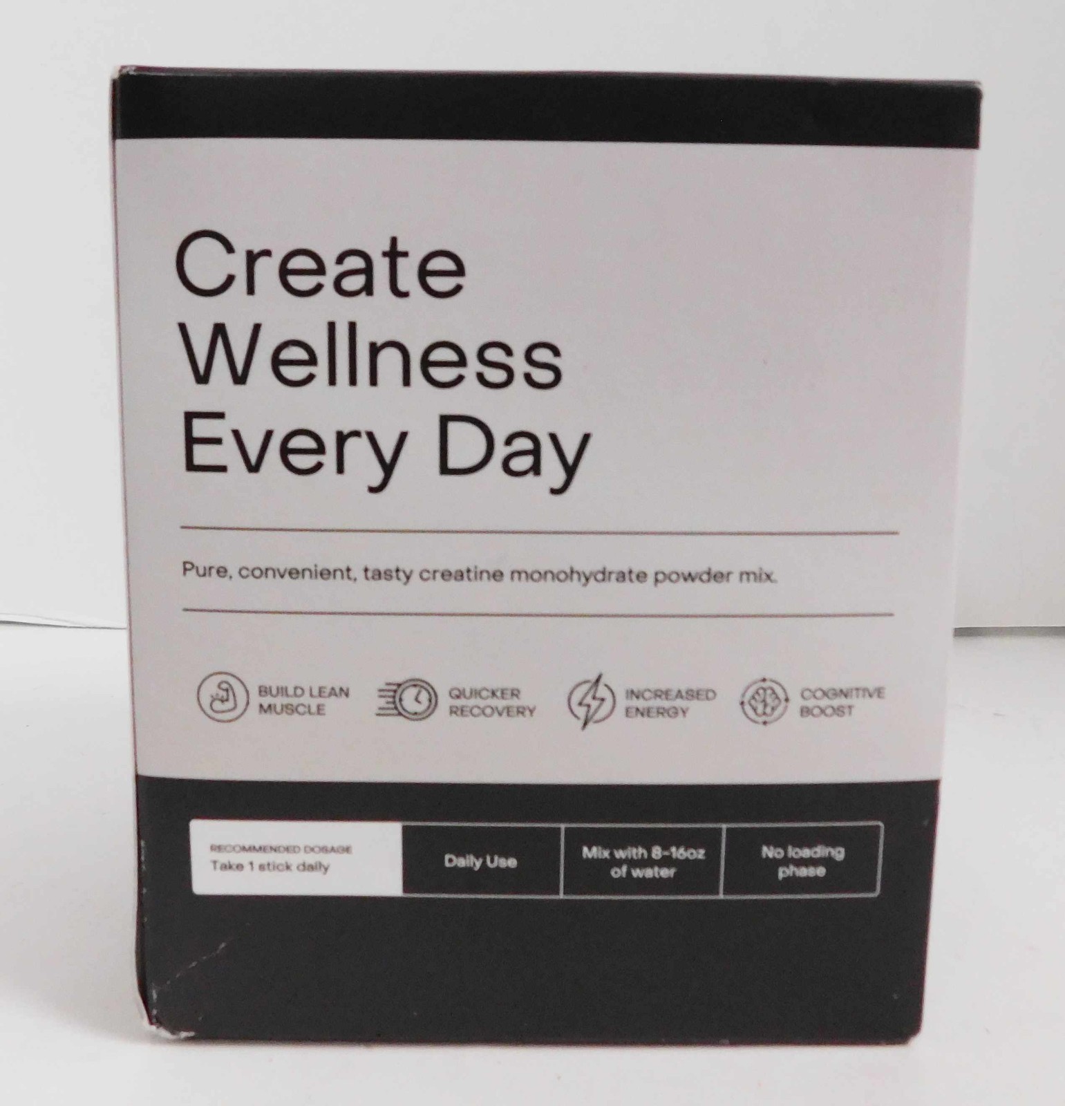 Create Single Serve Creatine Monohydrate Powder – 30 Pack, 5.4g ea. Exp. 08/27