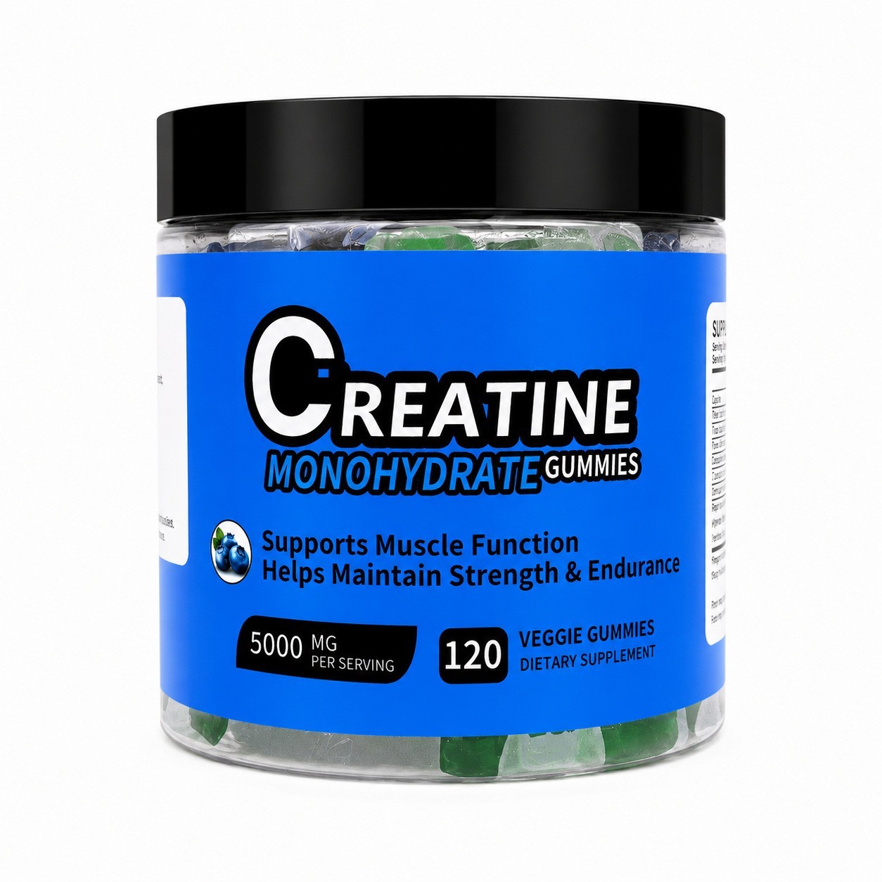 Creatine Monohydrate Gummies Workout Performance Fitness Dietary Supplement