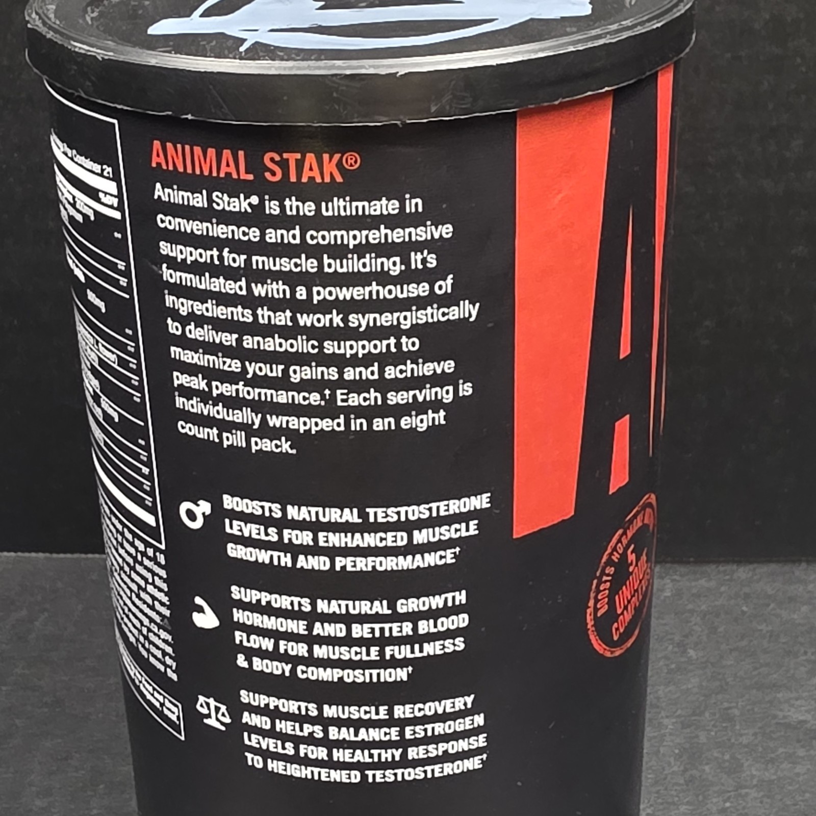ANIMAL – Hormone Booster Stak All-In-1 Pill Packs 21 Day Supply, Exp. 08/27, New