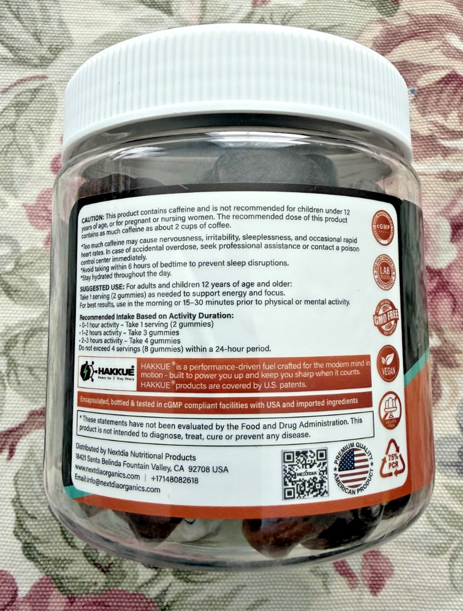 12-In-1 Mushroom Gummies w/ Lion’s Mane, Caffeine & L-Theanine, Nootropic Brain