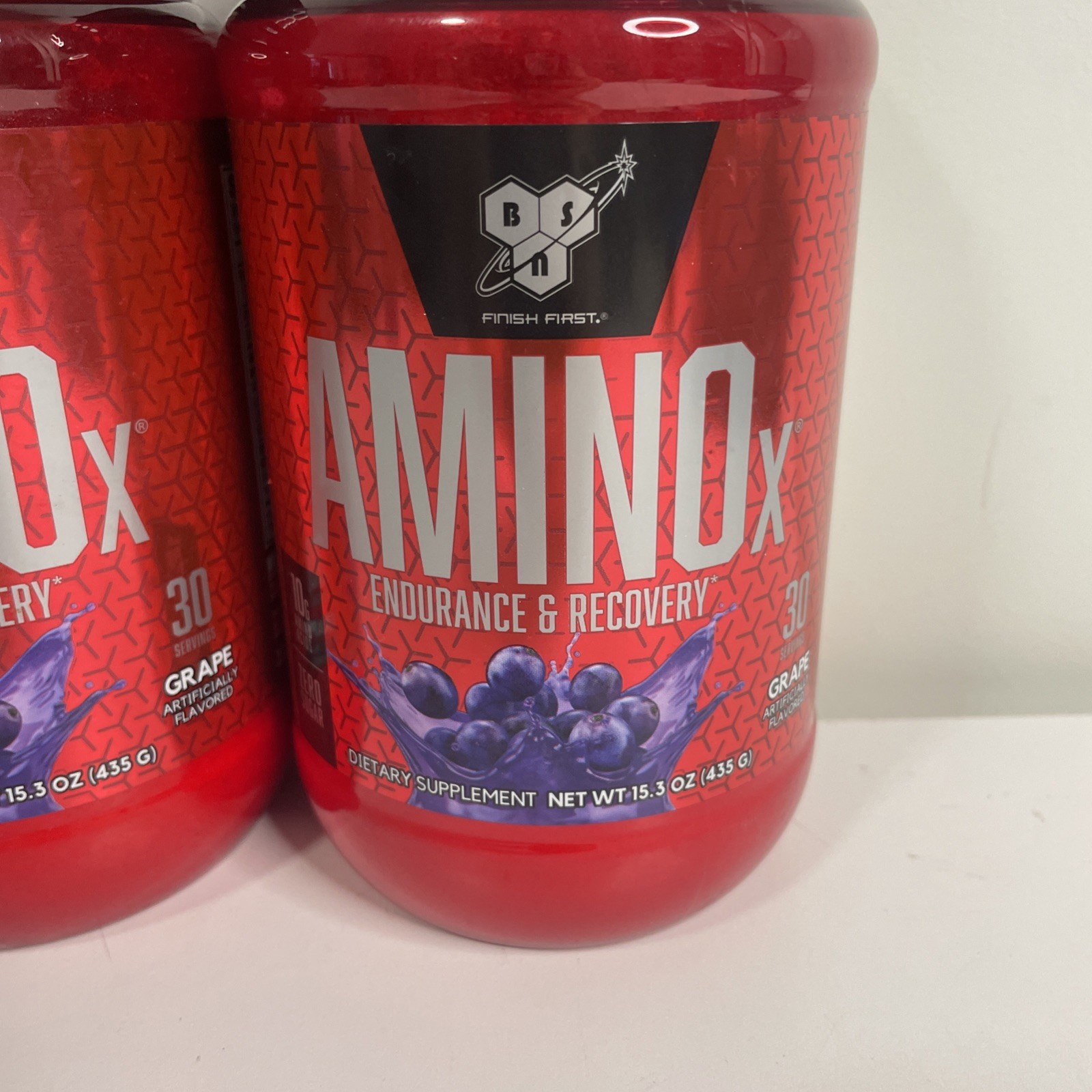 (2) BSN Amino-X Endurance Recovery Agent Grape 15 3 oz 435 g GMP Quality