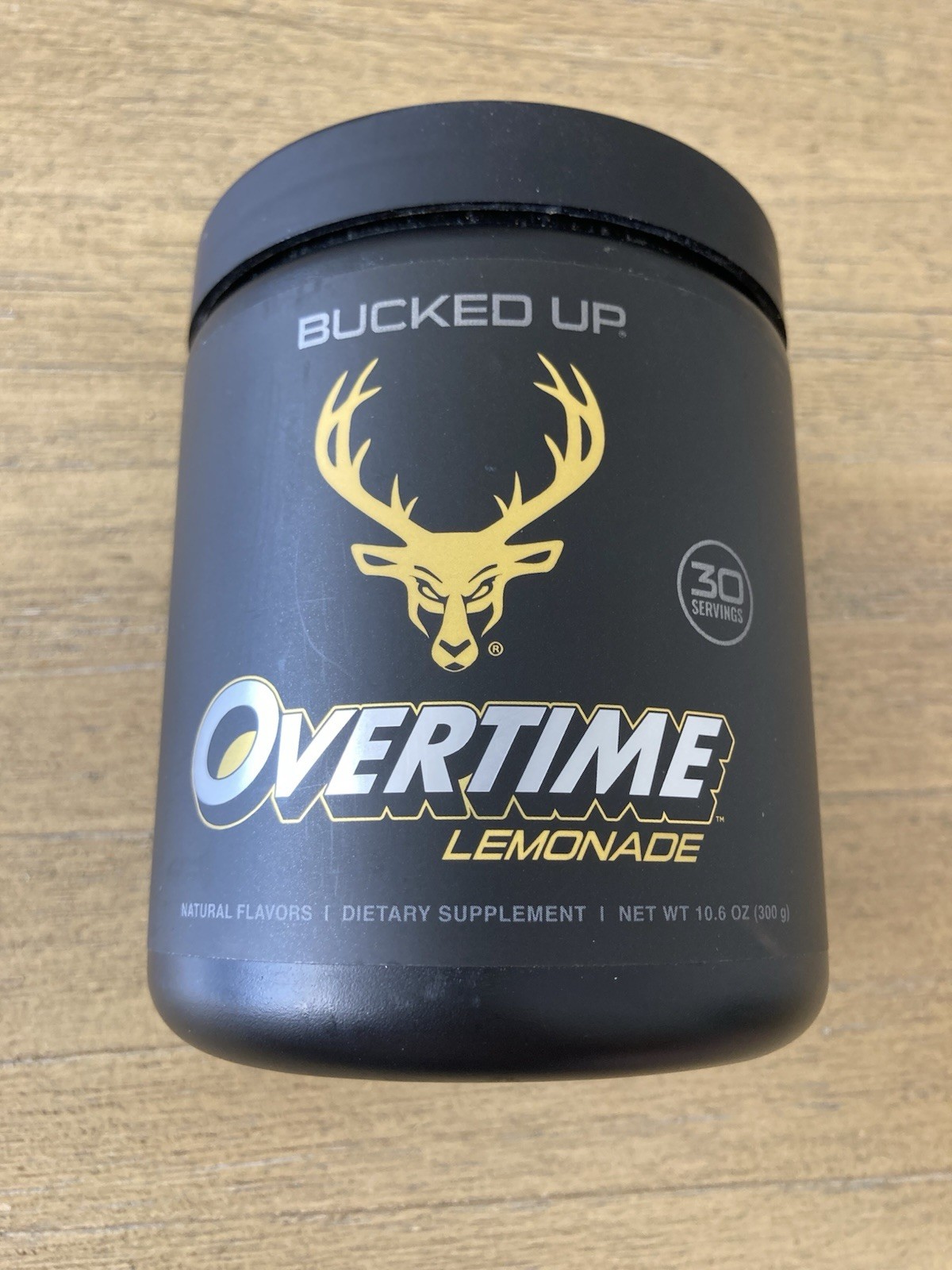 BUCKED UP OVERTIME LEMONADE PRE-WORKOUT GAMING NOOTROPIC 30 SERVINGS NEW