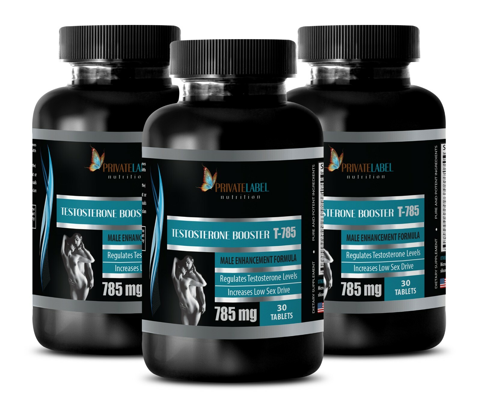 Testosterone Libido Booster T-785 – Male Enhancement Formula – 3 Bot 90 Tablets