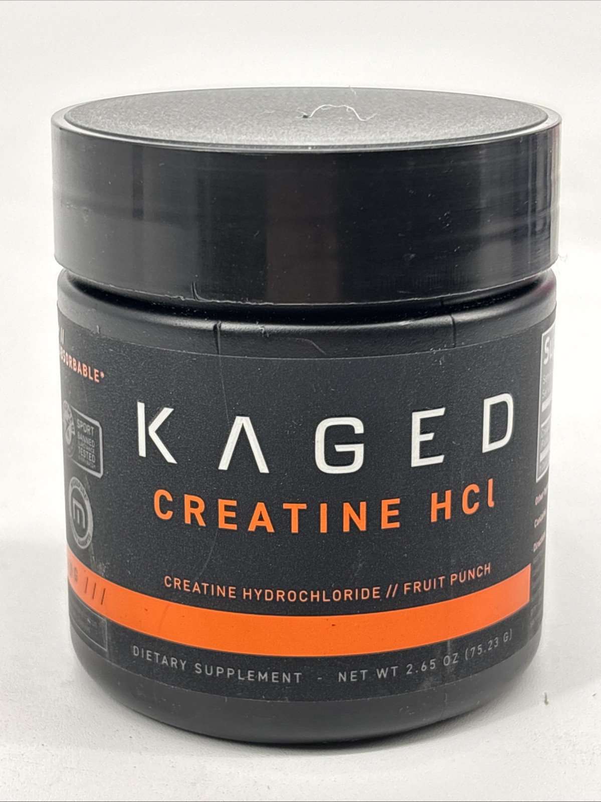 Creatine HCl, Fruit Punch, 2.65 oz (75.23 g)