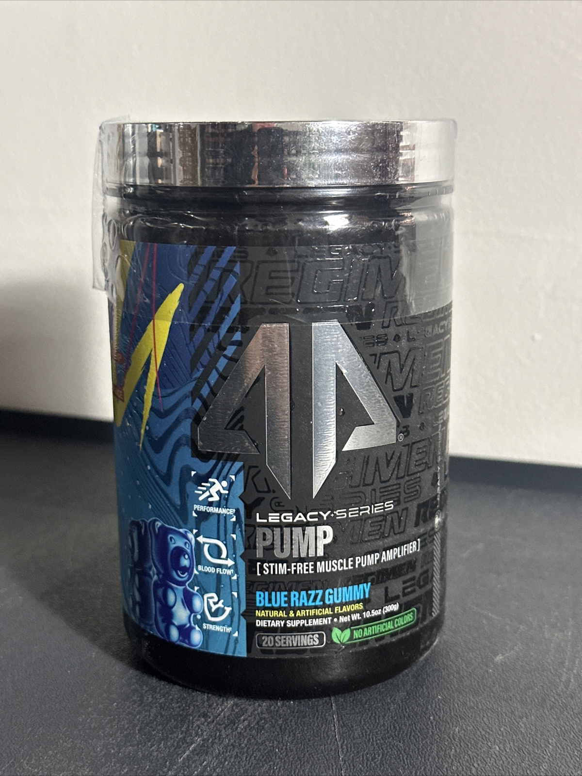 ALPHA PRIME SPORTS LEGACY SERIES STIM FREE PUMP Blue Razz Gummy Read Clearance!