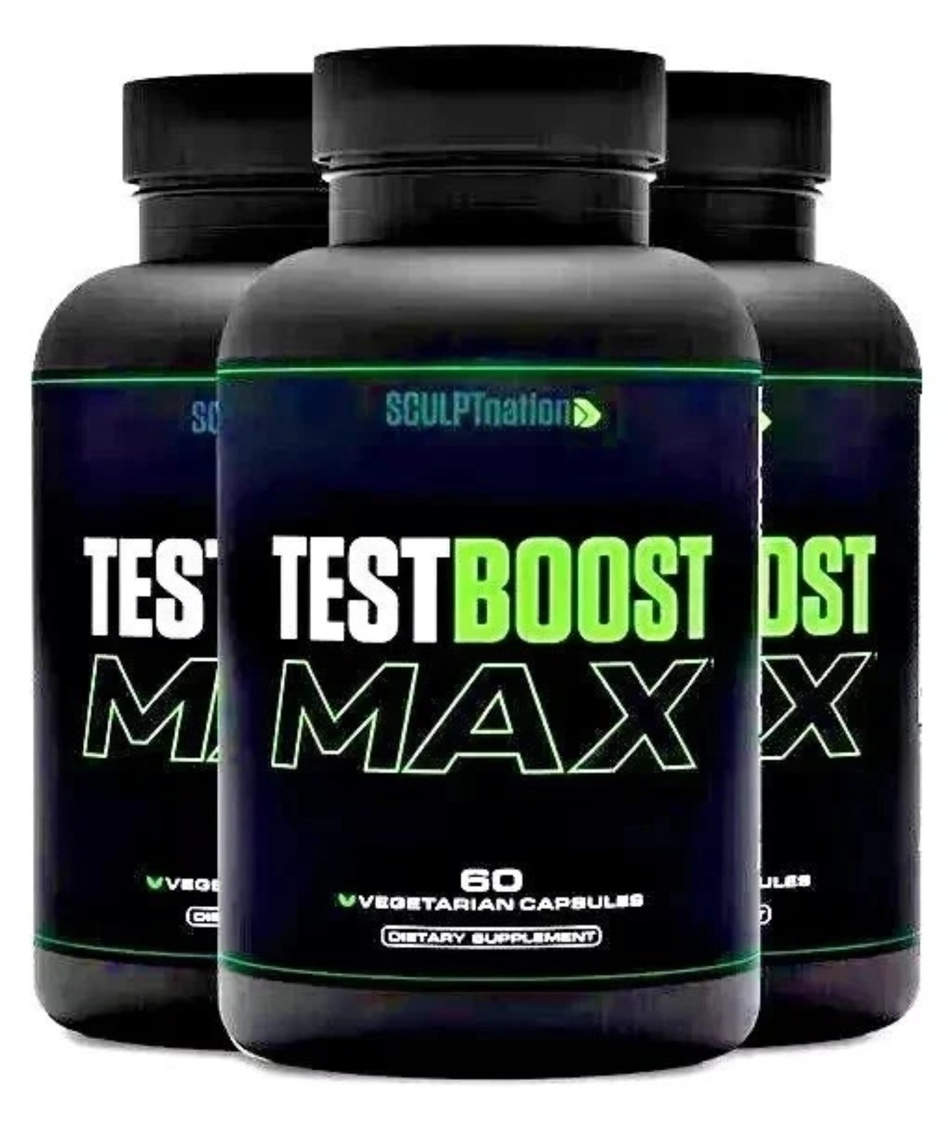 3x-TEST BOOST Max Sculptnation Testosterone Build Muscle Men Fat weight Loss New