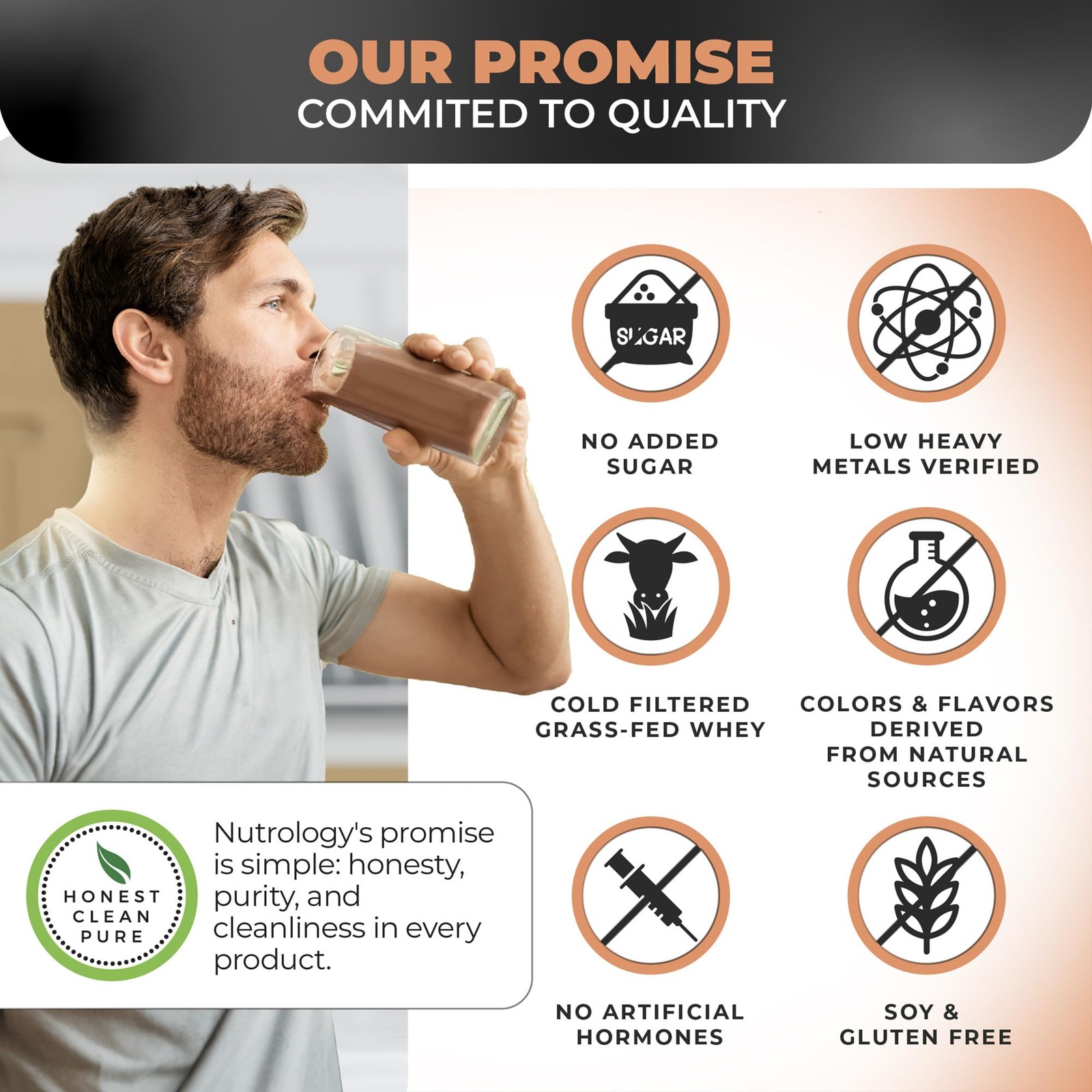 Nutrology TRIPACT Protein Powder 7in1 Meal Replacement Shake with Grass Fed …