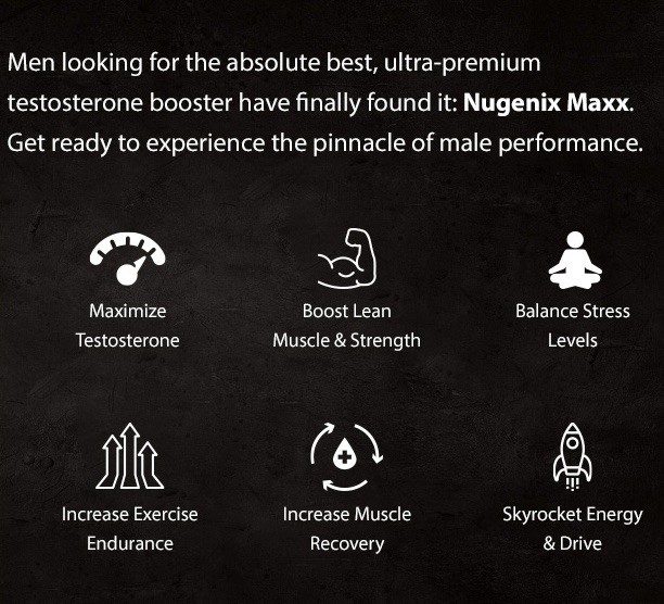 Nugenix Maxx – Maximum Total Testosterone Libido Booster | 120 Caps | NEW SEALED