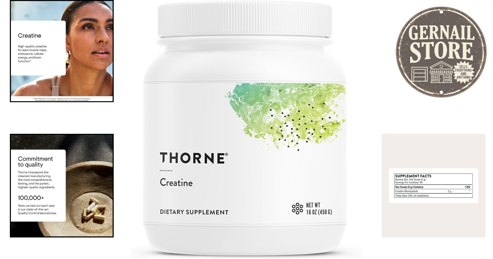 NSF Certified Micronized Creatine Powder – 5g per Serving for Men & Women