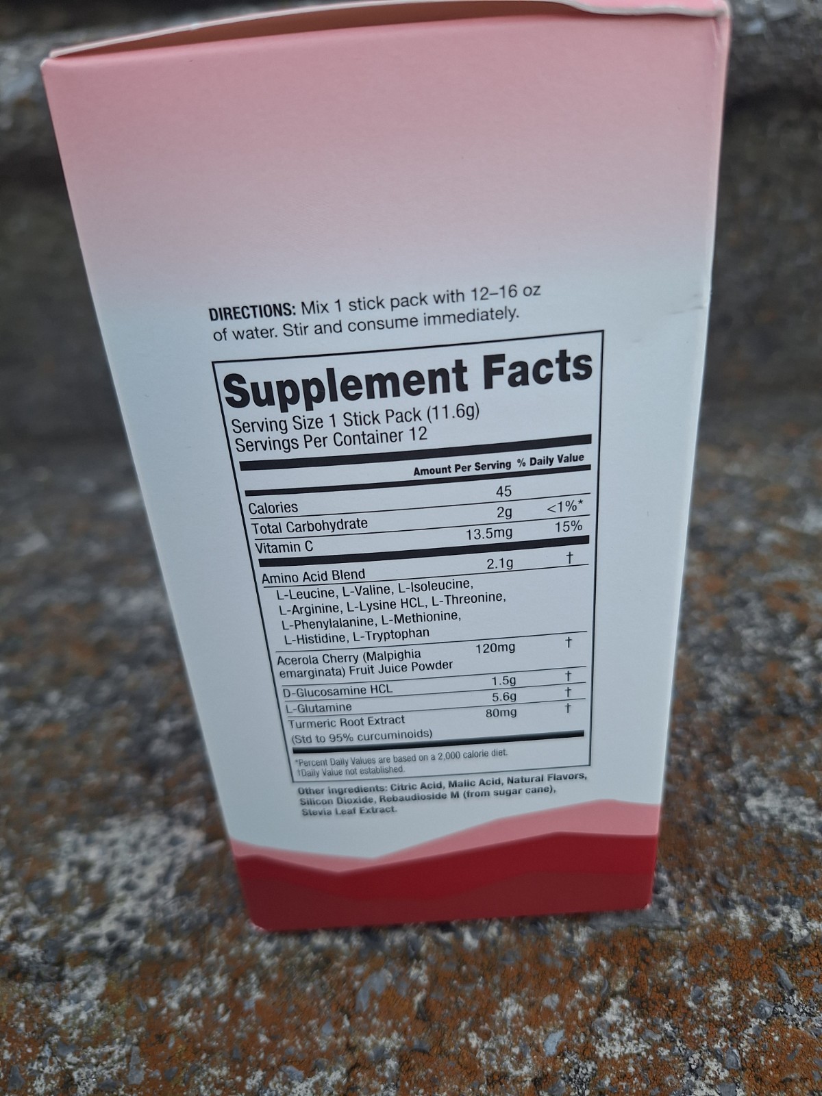 XS Post-Workout Recovery Powder Fruit Punch 12 Stick Packs
