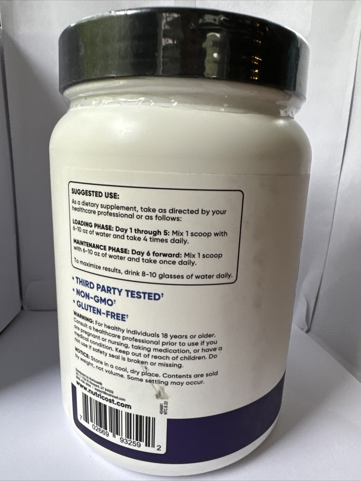 Nutricost Creatine Monohydrate – 500gr, Blue Raspberry EXP: 09/2025