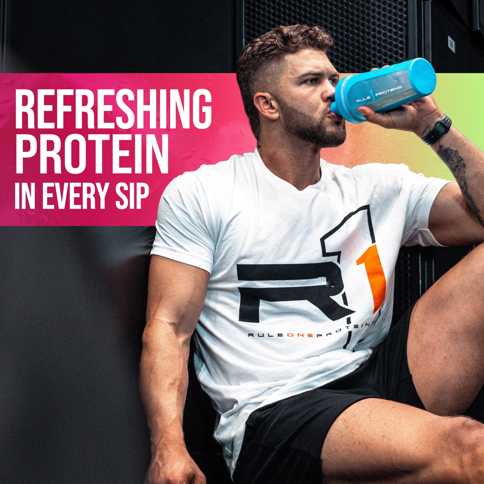 Rule 1 Proteins Clear Whey Isolate 20g AllWhey Isolate Protein Mix, Over 9g …
