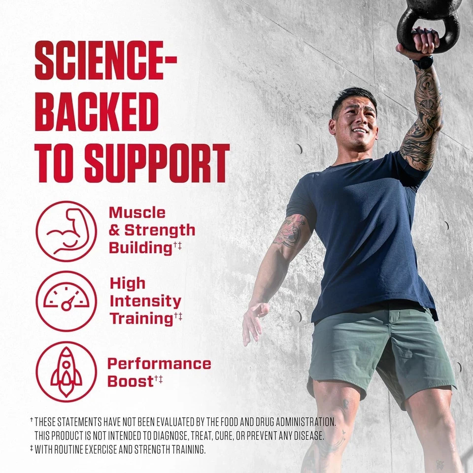 Dymatize 100% Creatine Monohydrate with Creapure, 5g Per Serving, 60 Servings (3