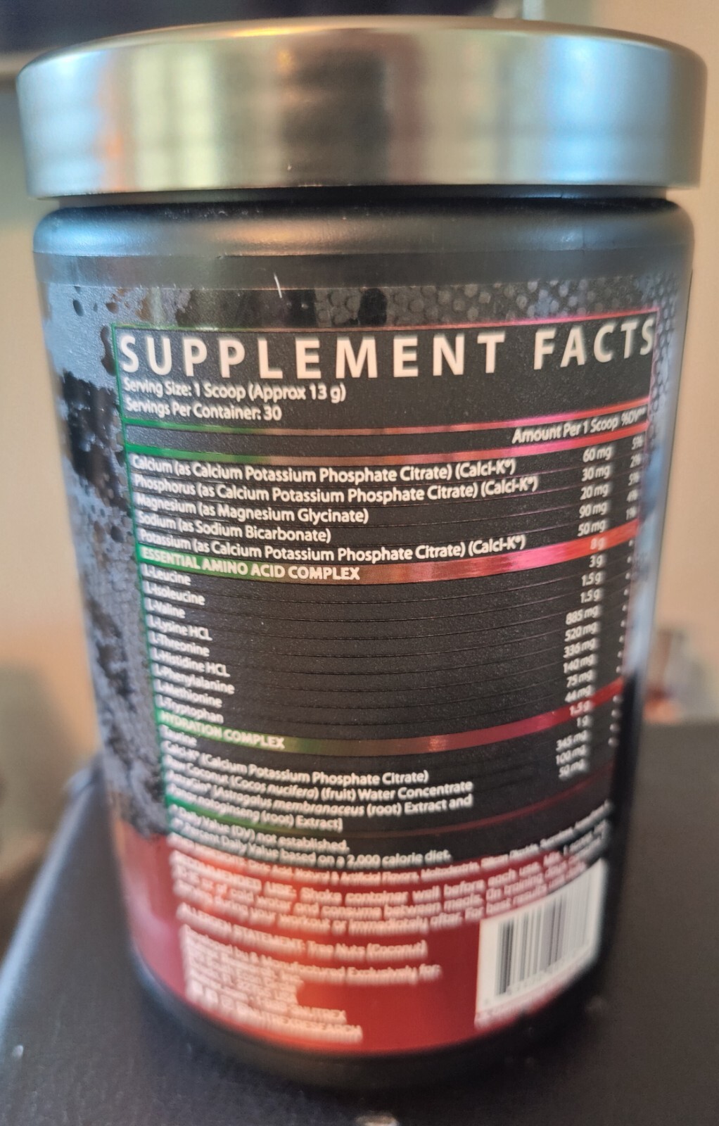 NUTREX – EAA+ Hydration – 30 Servings – Apple Pear – Exp 12/2026. Recovery Fuel