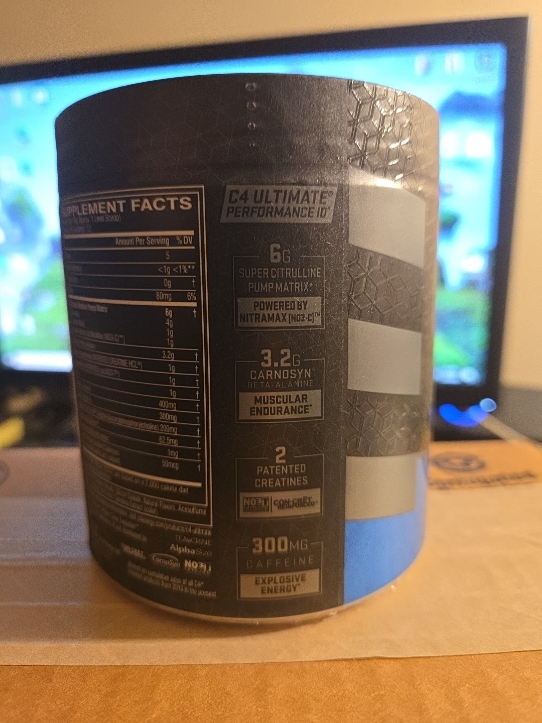 Cellucor C4 Ultimate Pre-Workout Supplement Icy Blue Razz (12 Servings) – NEW