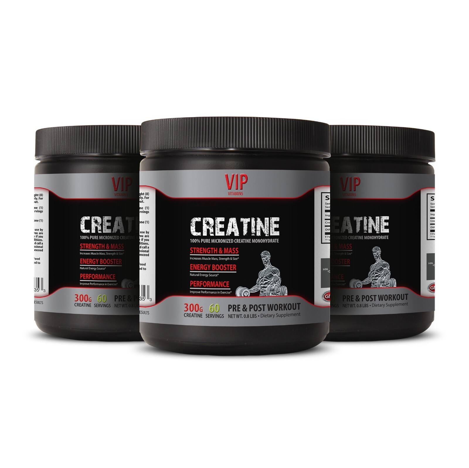 muscle mass supplements – CREATINE 300G 100% Pure 3B – muscle training