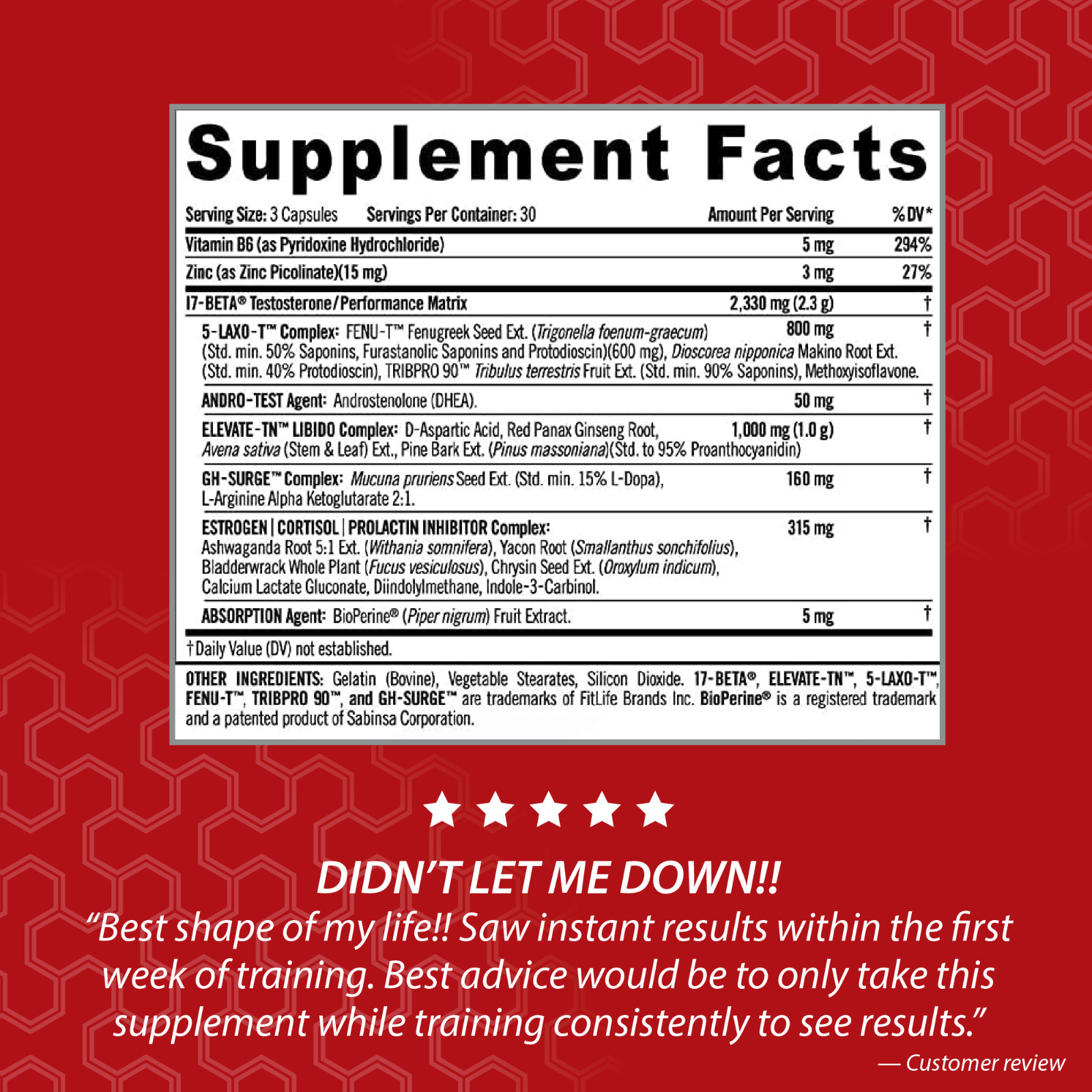 iSatori 17-BETA Testosterone Amplifier DHEA for Muscle & Strength – 90 Capsules