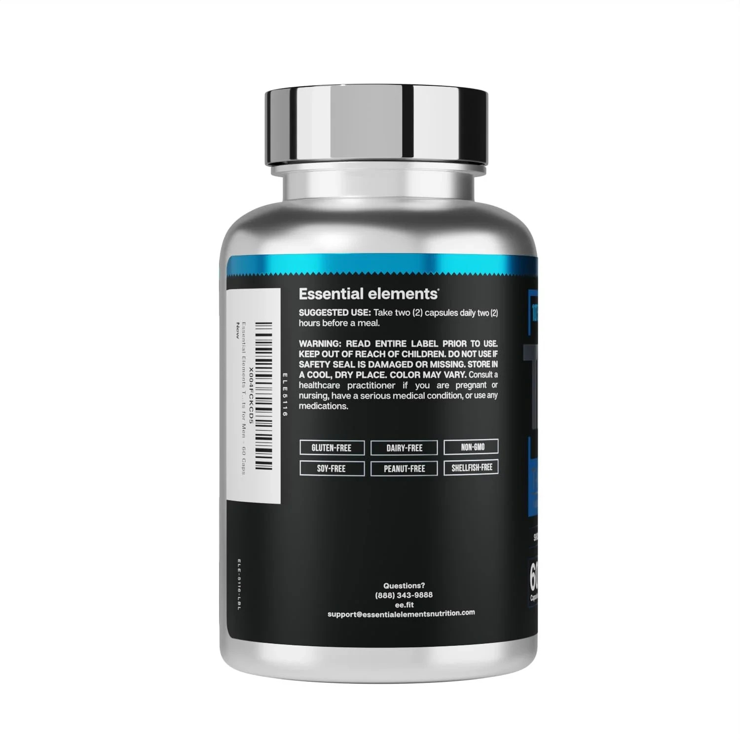 Essential Elements T-Hero Platinum – Testosterone Support for Men – Vitality and