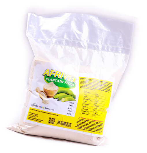 Plantain Flour 2LB 32OZ 100% Unripe Plantain