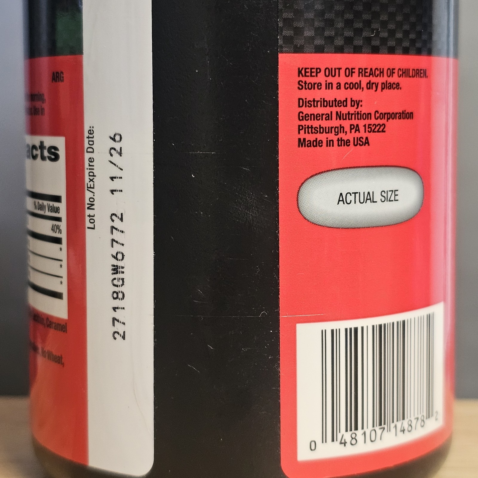 GNC – Pro Performance BCAA 1800mg, 120 Capsules (20 Days Supply), EXP 11/26