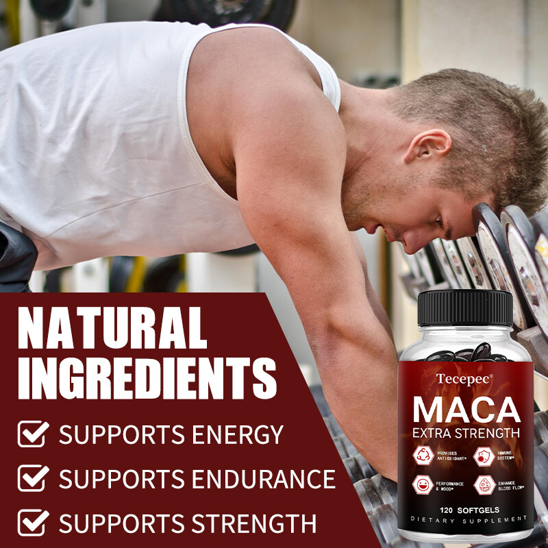 Maca – Extra Strength Testosteron Boosting Formula for Men , Stamina Support