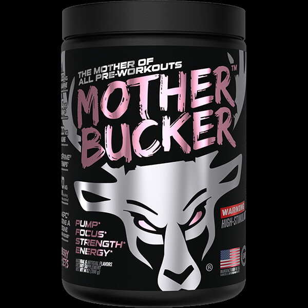 BUCKED UP MOTHER BUCKER PRE-WORKOUT Pump Focus Strength Pick Flavor Free Shipin