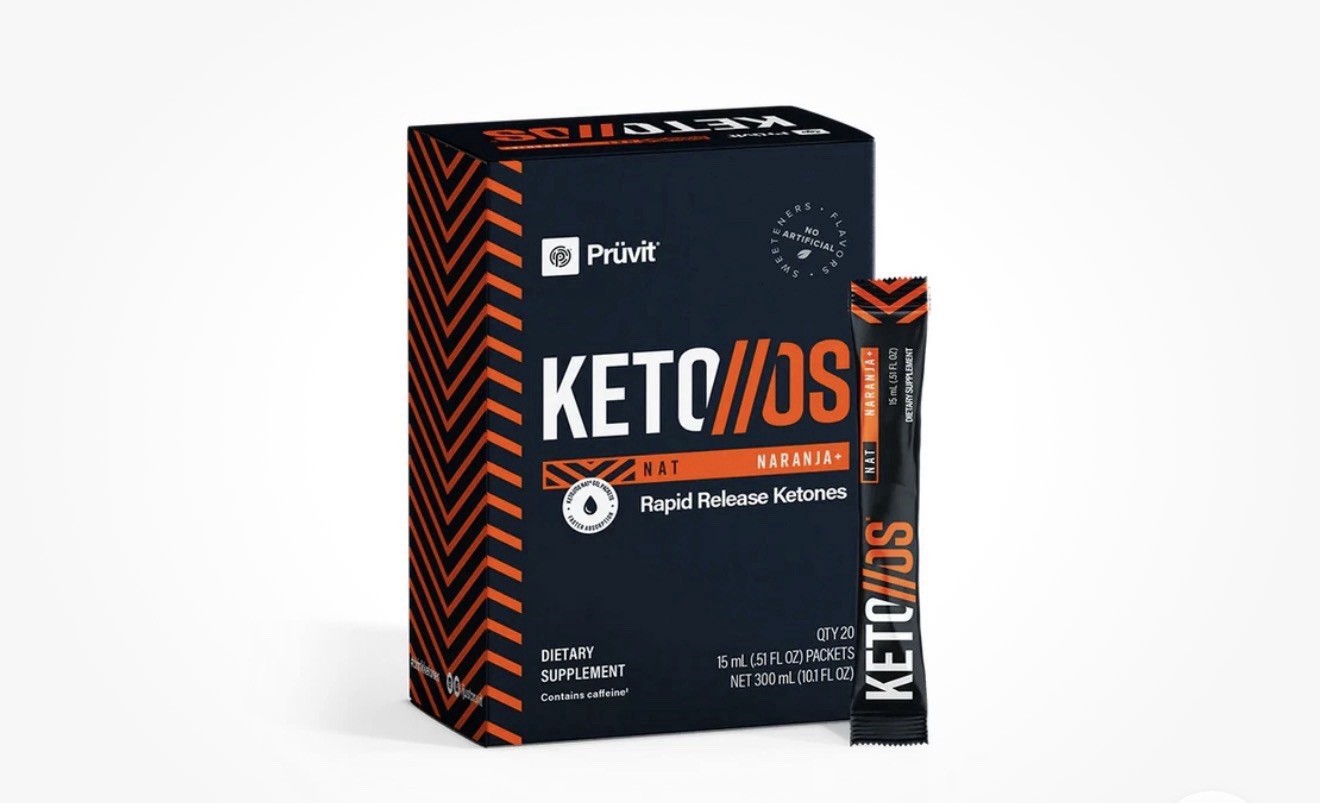 Pruvit Keto OS NAT NARANJA Mexican Orange Ketones Liquid 20 pk Charged 🍊 NEW