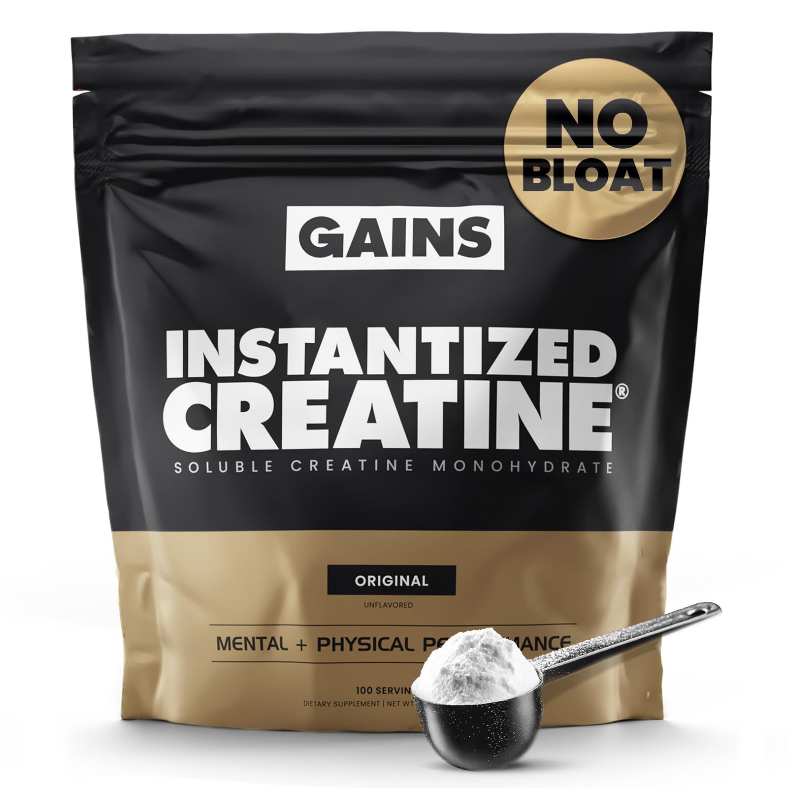 Instantized Creatine Monohydrate Gains in Bulk, Worlds First 100% Soluble Creati