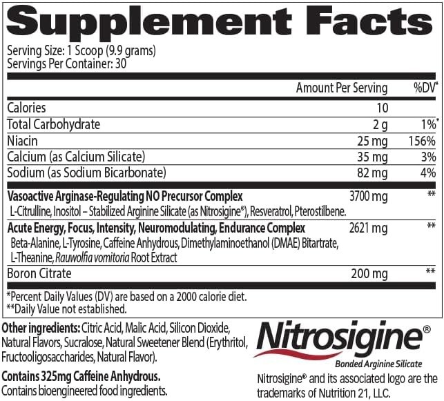 Nitraflex Blue Raspberry Pre-Workout – Boosts Energy & Performance, 30 Servings