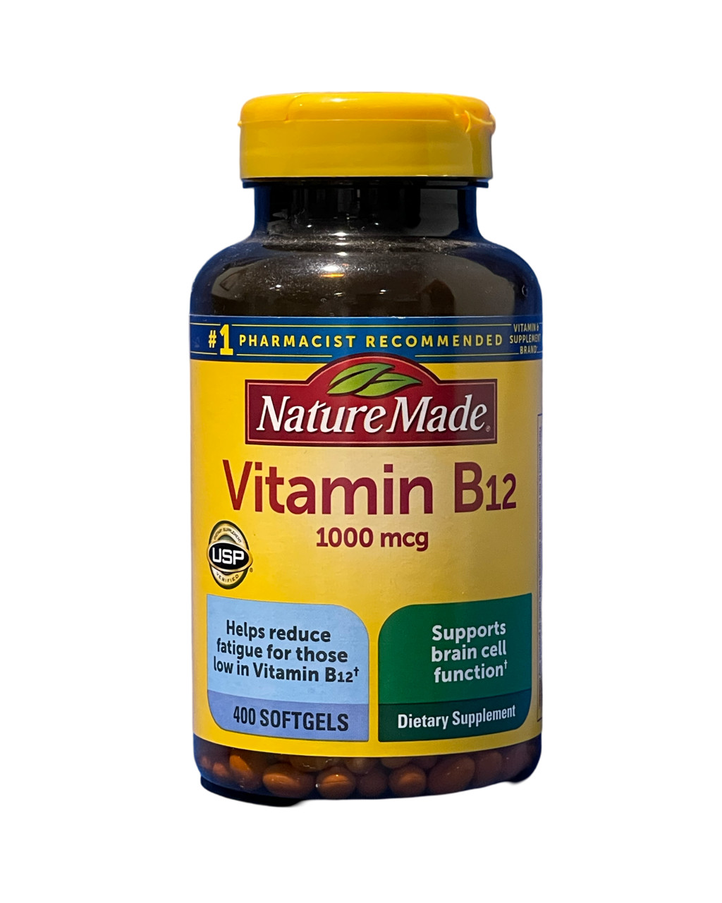 Nature Made Vitamin Supplement B12 1000mcg. 400 Softgels