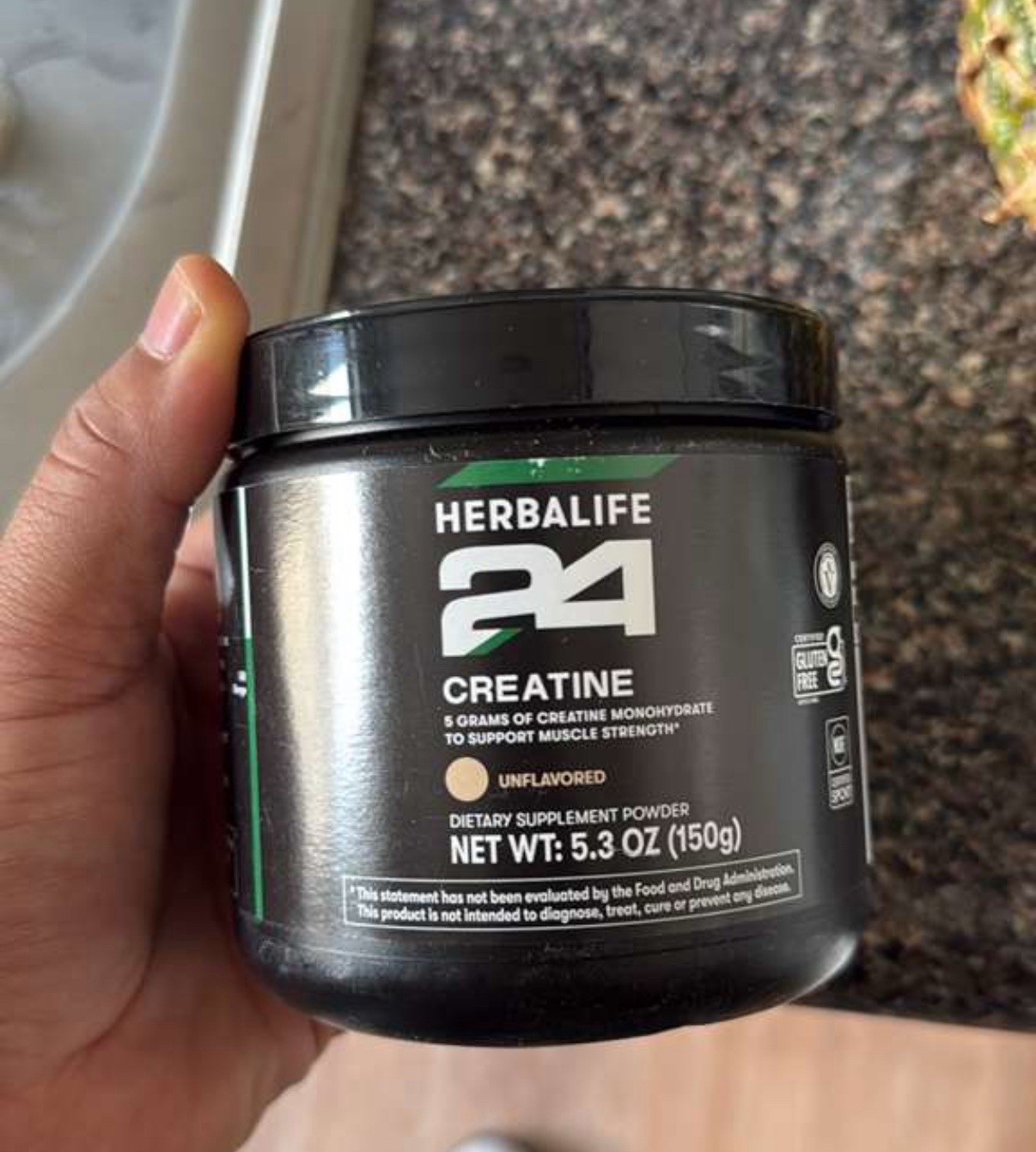 Herbalife Creatine Monohydrate 5.3oz Unflavored to Support Muscle Ex 2/27